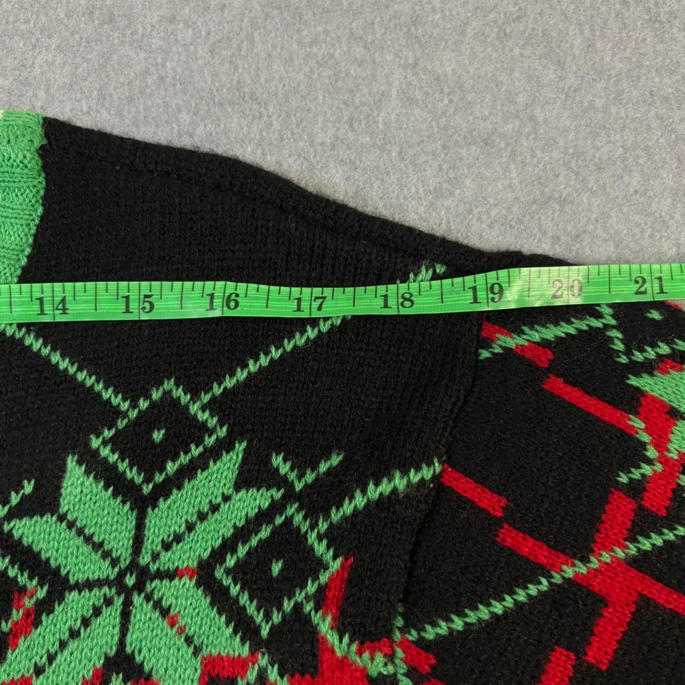 Celebrate Together Men's XL Ugly Christmas Sweater Cat Drinking Pocket 3D NWT - Picture 11 of 13